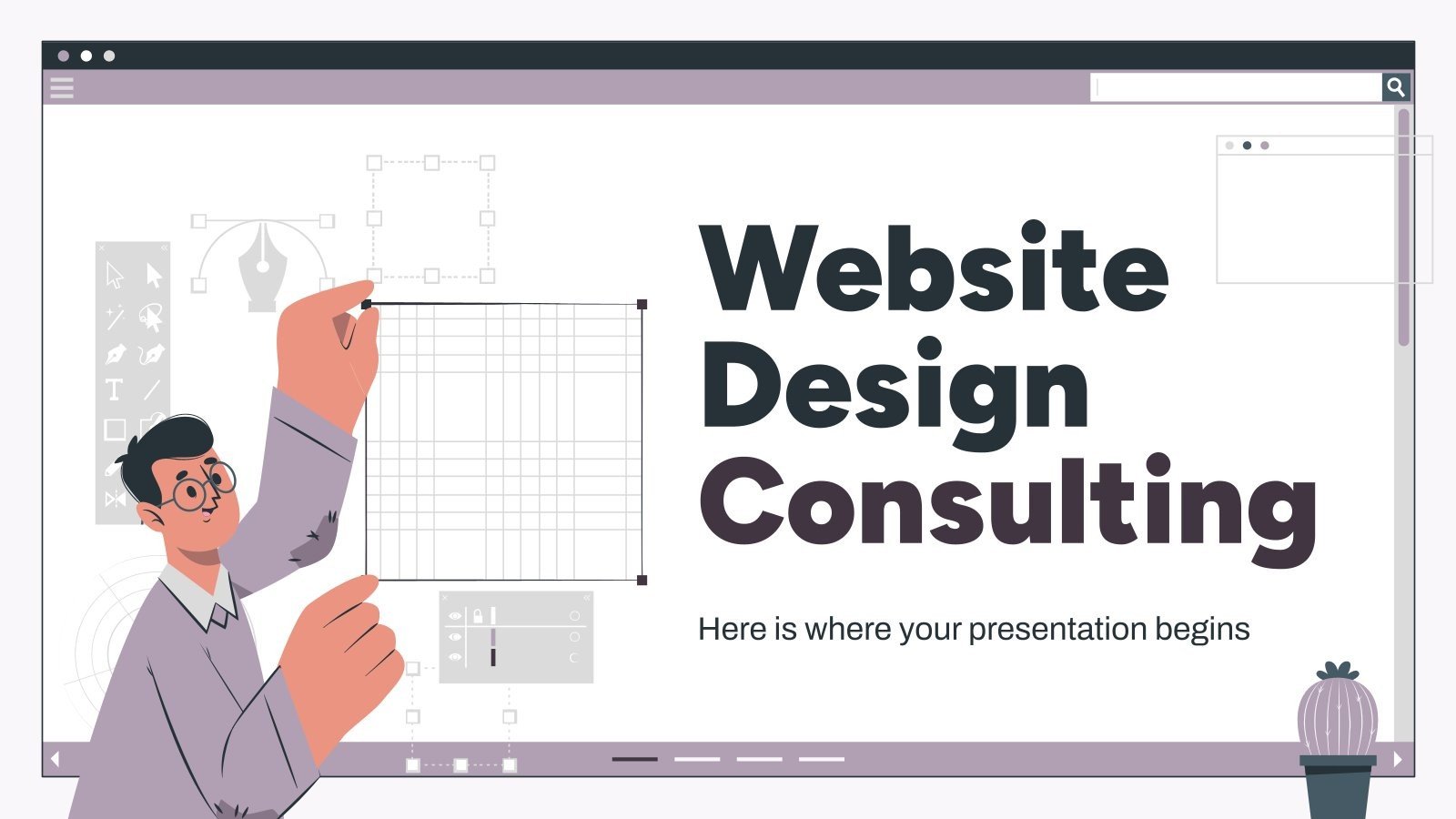 Free templates about Website Design for Google Slides & PPT