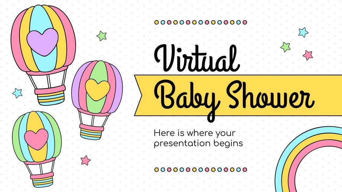 Virtual Baby Shower Google Slides & PowerPoint