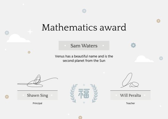 Modelo de apresentação Prêmios Coroa de Laurel para o ensino médio