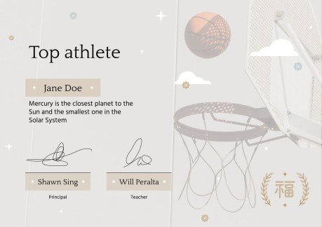 Modelo de apresentação Prêmios Coroa de Laurel para o ensino médio