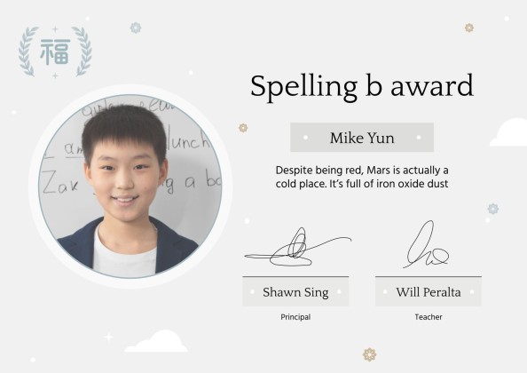 Modelo de apresentação Prêmios Coroa de Laurel para o ensino médio