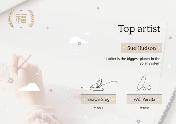 Modelo de apresentação Prêmios Coroa de Laurel para o ensino médio