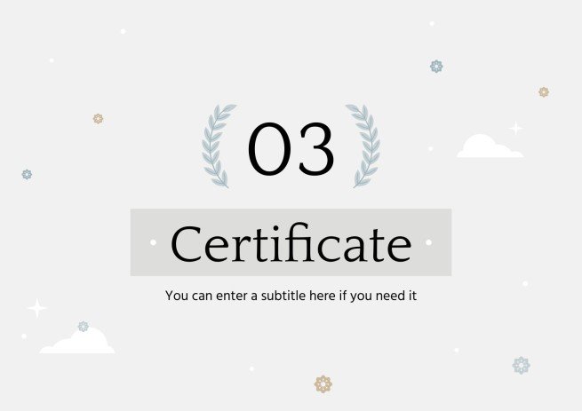 Modelo de apresentação Prêmios Coroa de Laurel para o ensino médio