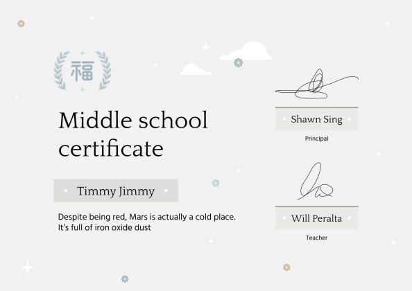 Modelo de apresentação Prêmios Coroa de Laurel para o ensino médio