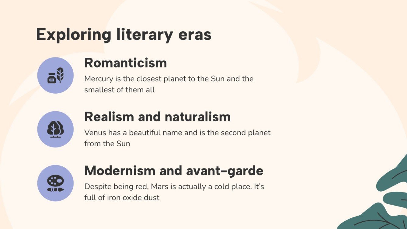 Literary Movements and Genres Spanish 11th Grade