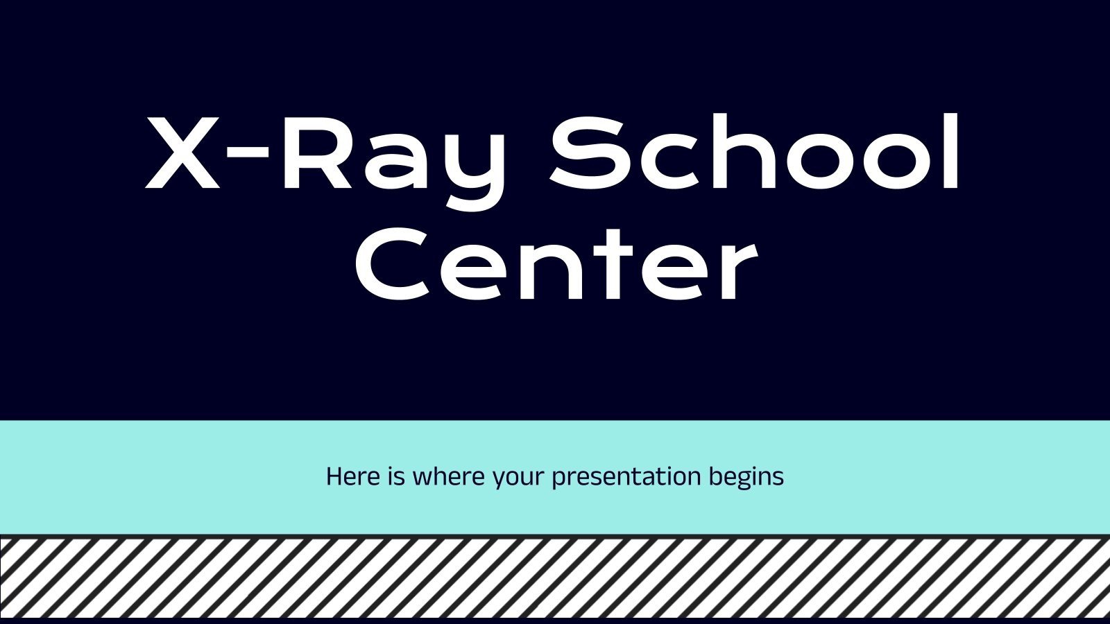 엑스레이 학교 센터 Google Slides & PowerPoint