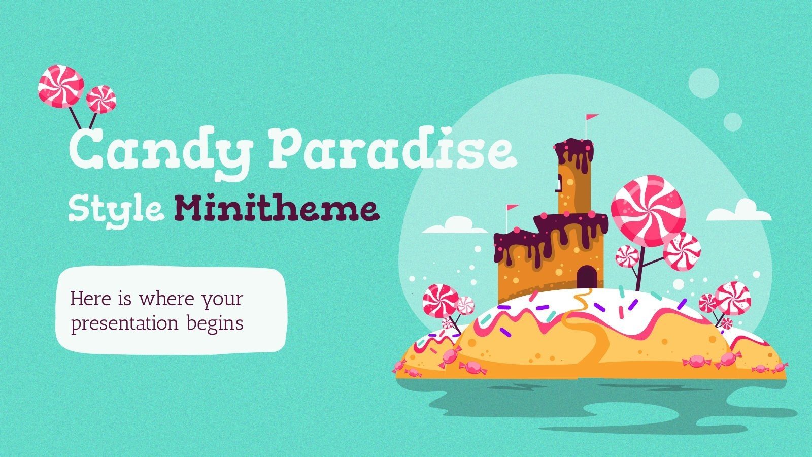 Candy Paradise Style Minitheme Google Slides & PowerPoint
