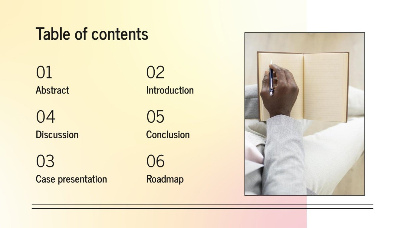 Psychiatry Case Report Google Slides & PowerPoint