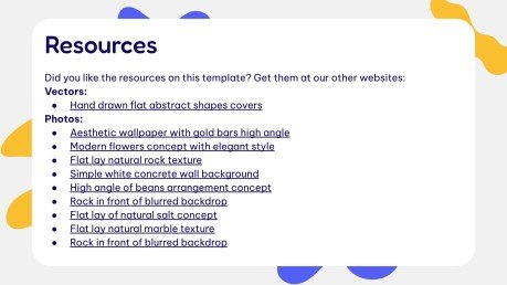 Science Activities for Middle School: Types of Minerals presentation template 