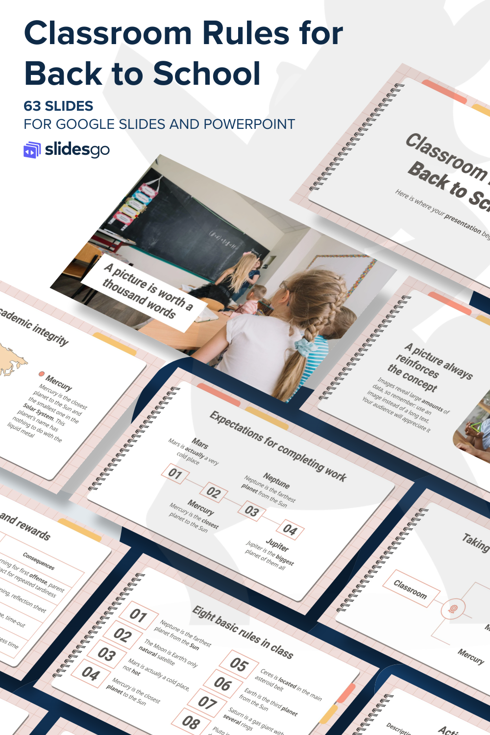 Classroom Rules for Back to School | Google Slides & PPT
