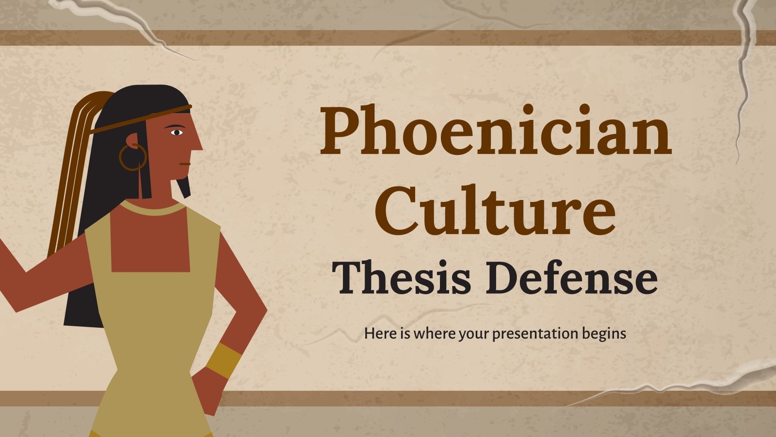 Phoenician Culture Thesis Defense presentation template 