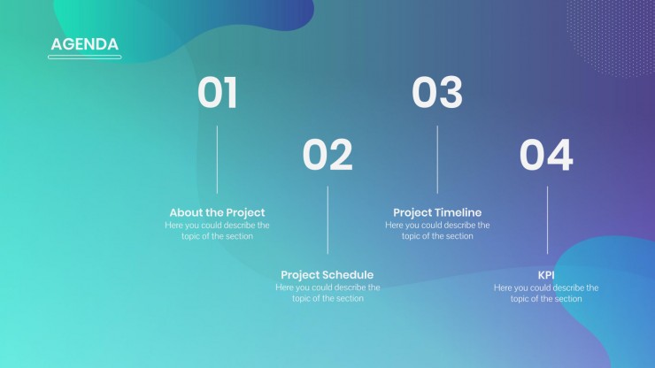 Abstract Business Meeting presentation template