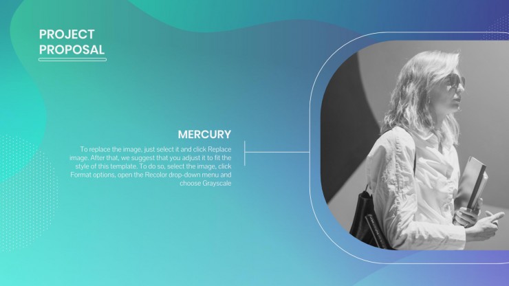Abstract Business Meeting presentation template
