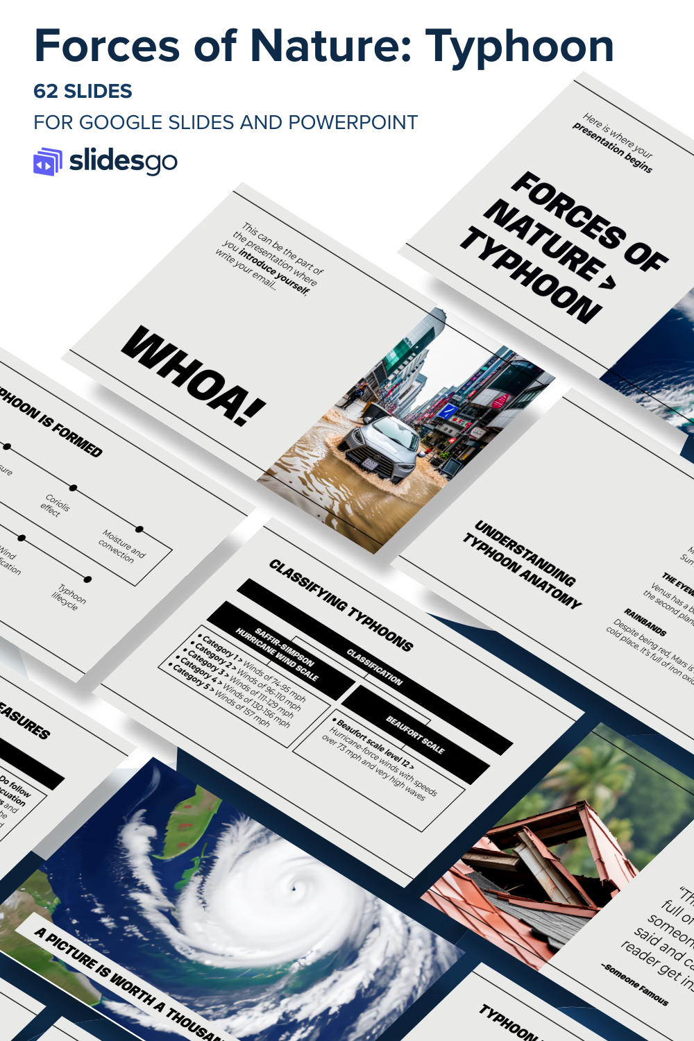 Forces of Nature: Typhoon | Google Slides & PowerPoint