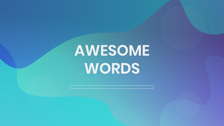 Abstract Business Meeting presentation template