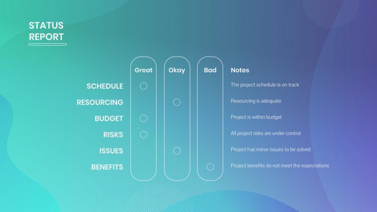 Abstract Business Meeting presentation template