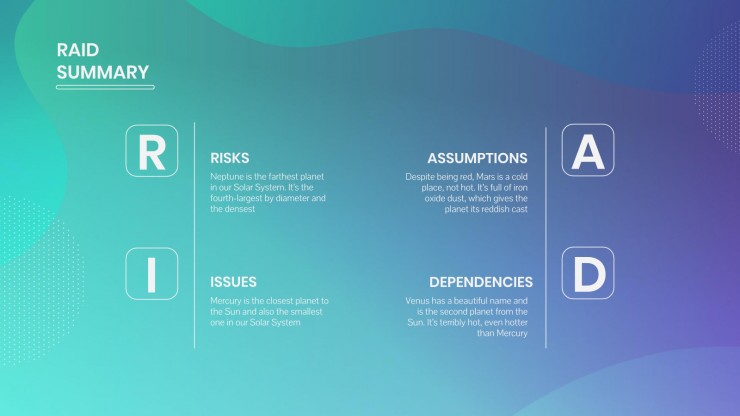 Abstract Business Meeting presentation template