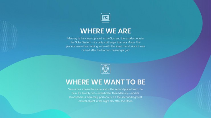 Abstract Business Meeting presentation template