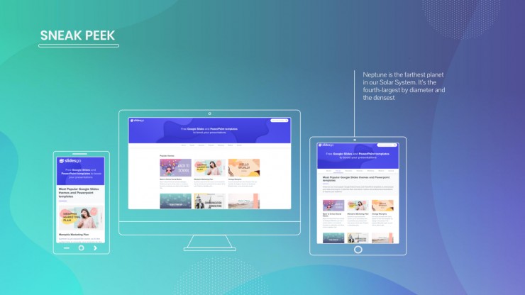 Abstract Business Meeting presentation template
