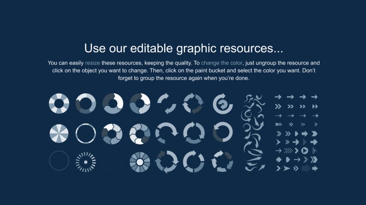 Abstract Business Meeting presentation template