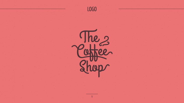 Marque Coffee Shop : Modèles de présentation