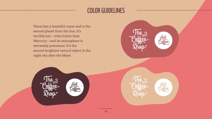 Marque Coffee Shop : Modèles de présentation