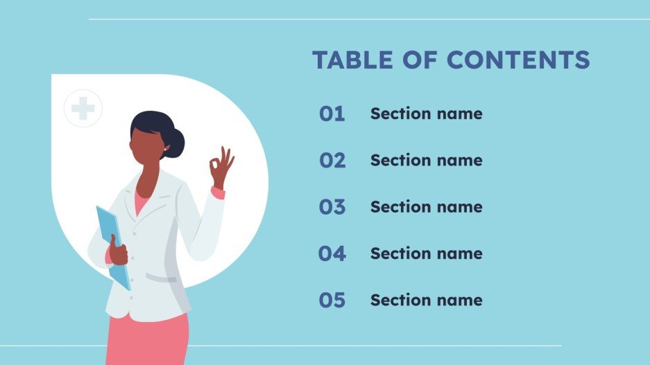 Being Hospitalized Google Slides & PowerPoint template