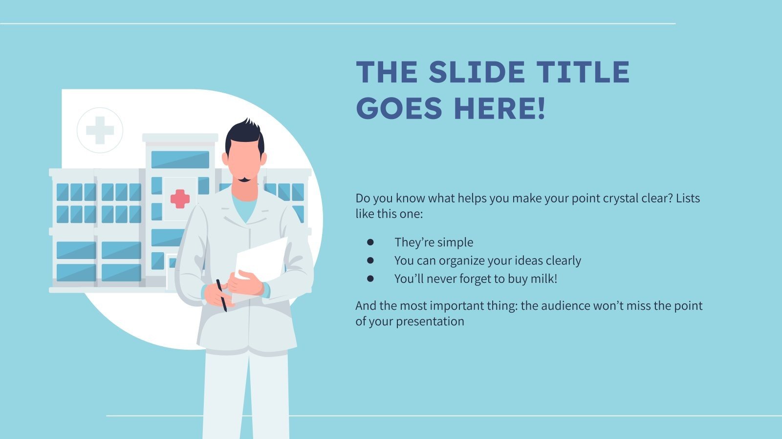Being Hospitalized Google Slides & PowerPoint template