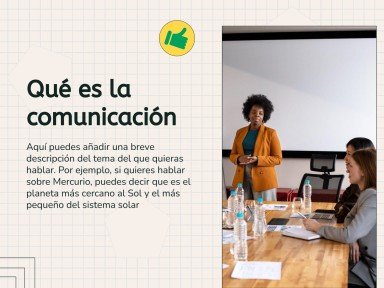 Communication Skills Training Workshop presentation template 