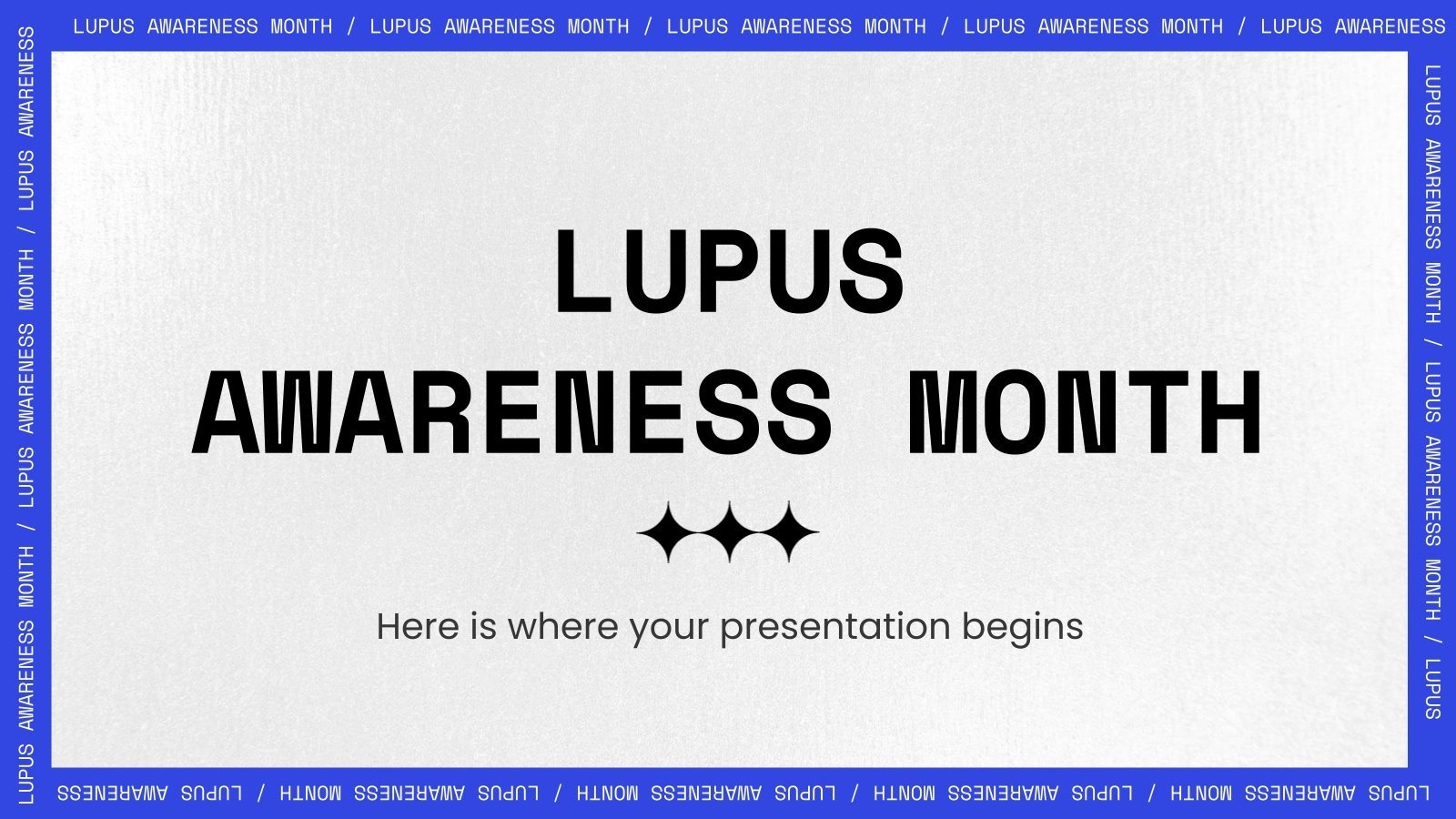Lupus Awareness Month | Google Slides & PowerPoint theme