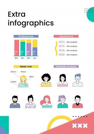 Printable & Buildable CV Cube: Graphic Designer presentation template