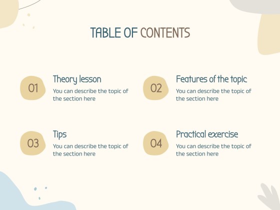 Plantilla de presentación Estilo boho y colores pastel para talleres