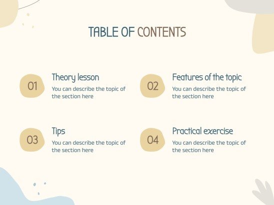 Plantilla de presentación Estilo boho y colores pastel para talleres