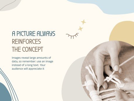 Plantilla de presentación Estilo boho y colores pastel para talleres