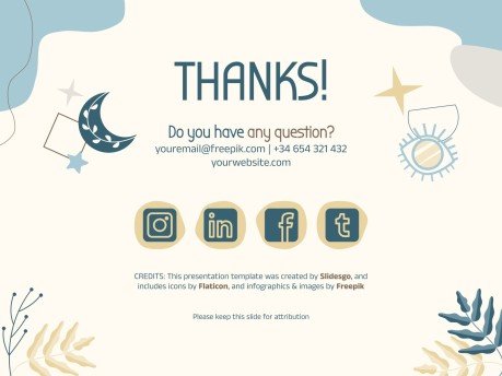 Plantilla de presentación Estilo boho y colores pastel para talleres