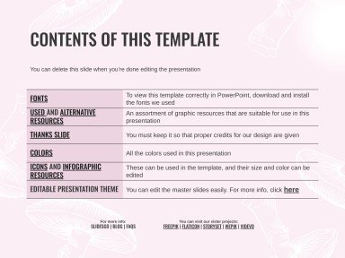 버섯 웨비나 프레젠테이션 템플릿