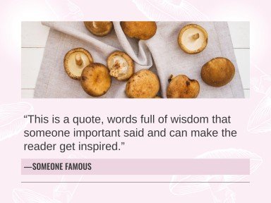 버섯 웨비나 프레젠테이션 템플릿