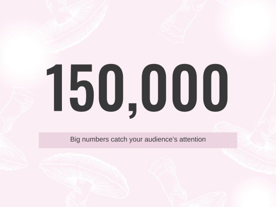 버섯 웨비나 프레젠테이션 템플릿