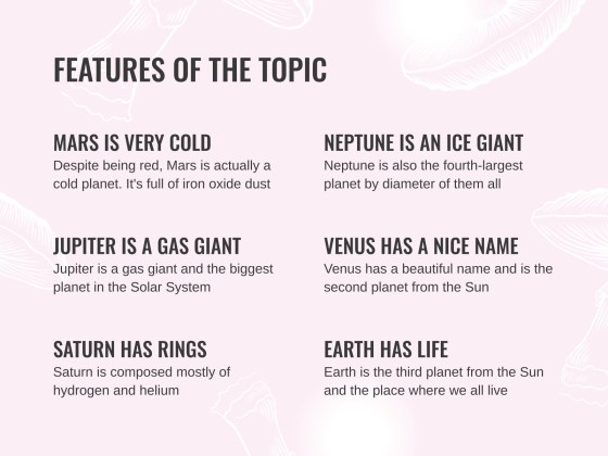 버섯 웨비나 프레젠테이션 템플릿