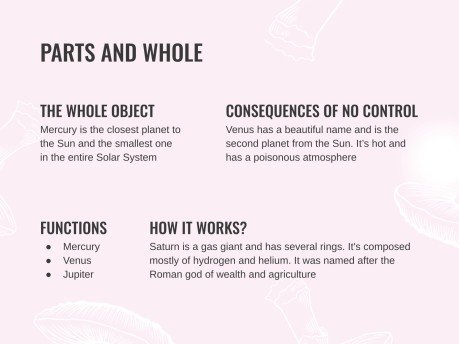 버섯 웨비나 프레젠테이션 템플릿
