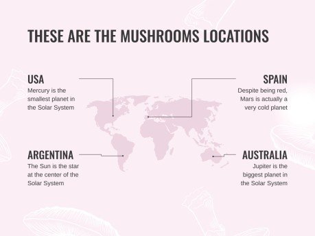 버섯 웨비나 프레젠테이션 템플릿