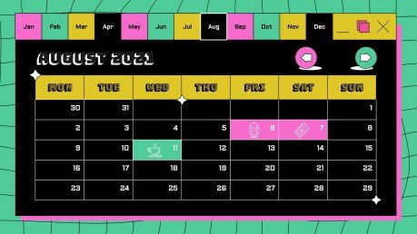 Modelo de apresentação Agenda da geração dos anos 90