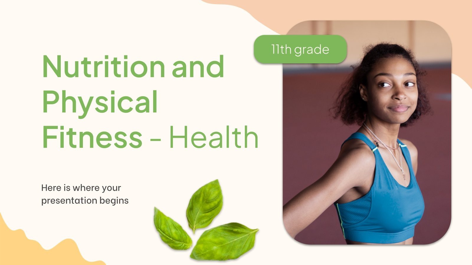 Ernährung und körperliche Fitness - Gesundheit - 11. Klasse Präsentationsvorlage