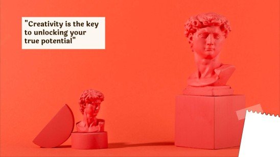 Sunset Coral Portfolio presentation template 