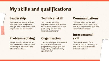 Sunset Coral Portfolio presentation template 