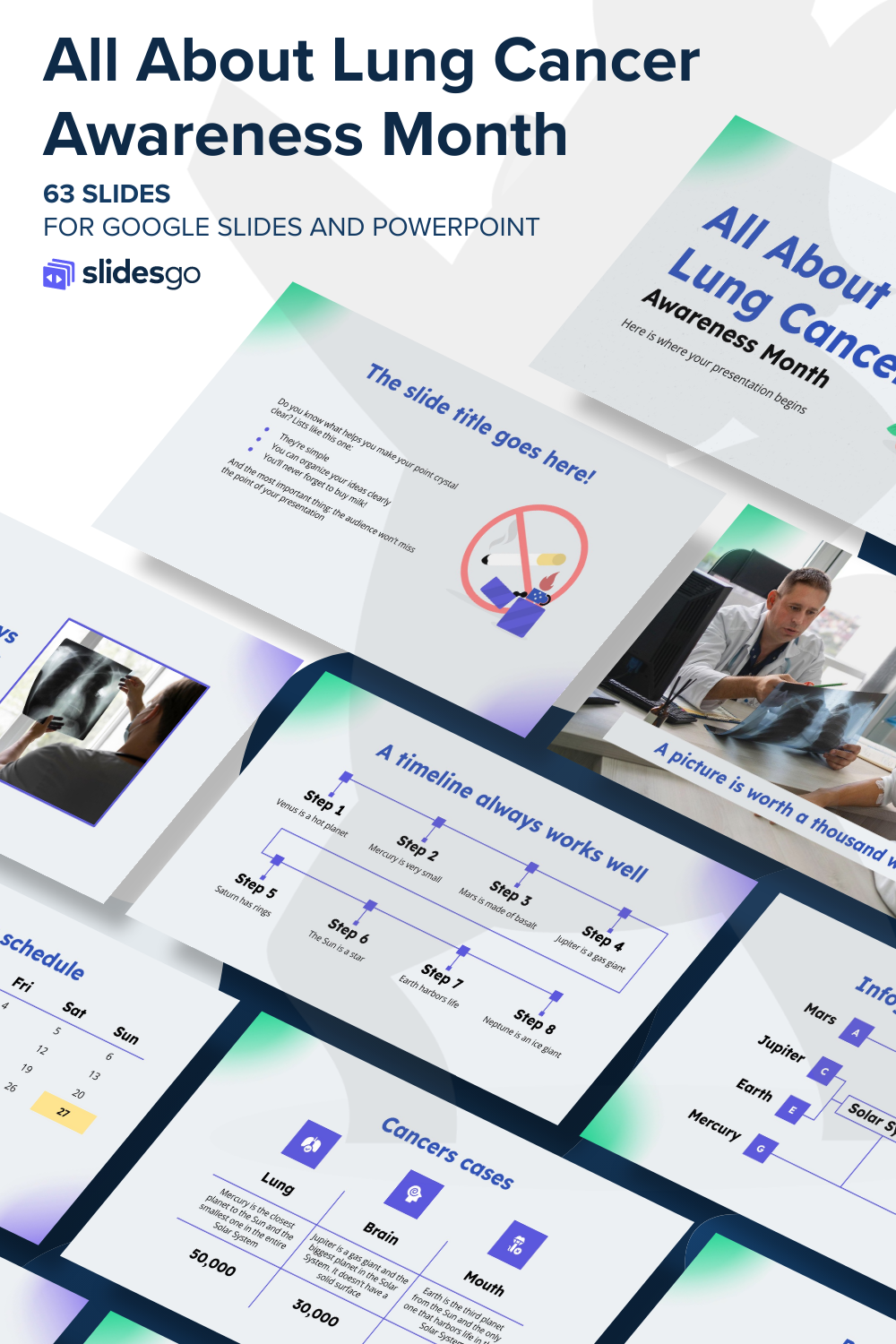 All About Lung Cancer Awareness Month | Google Slides & PPT