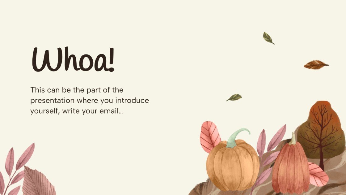 Fall Break College Google Slides & PowerPoint