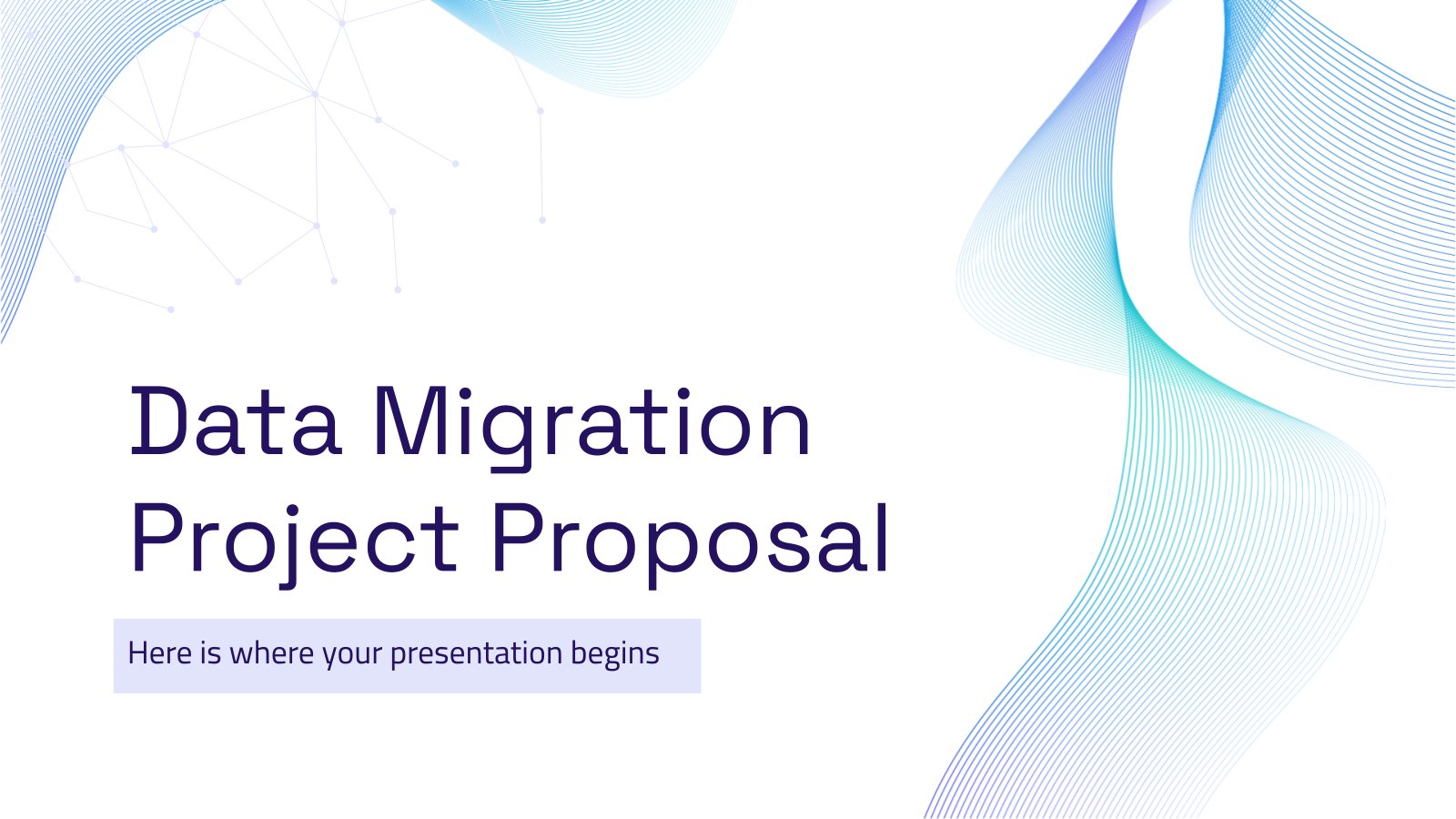 Proposition de projet de migration de données Modèles de présentation