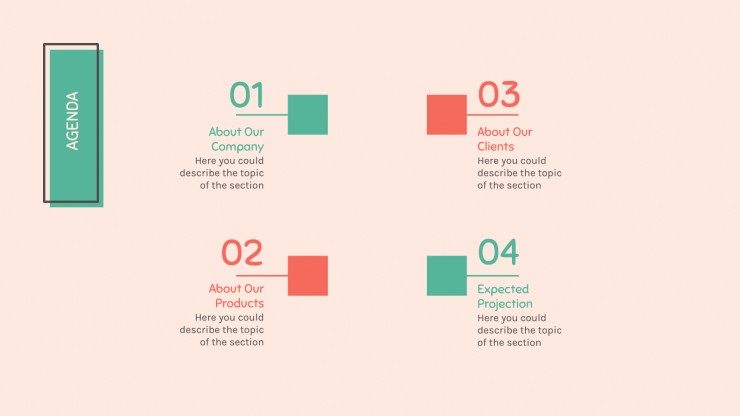 Kawaii Sushi Company presentation template