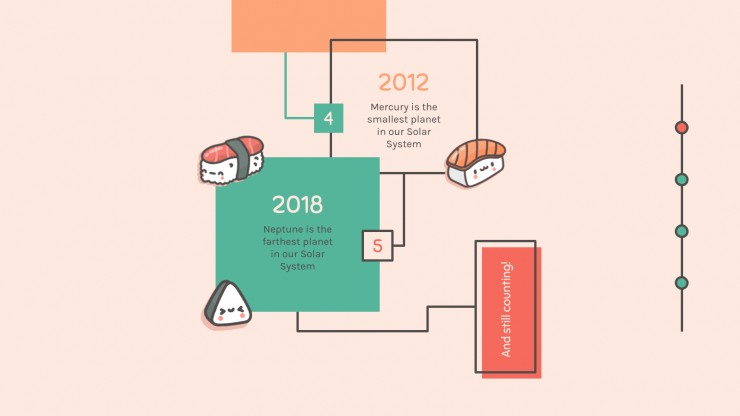 Kawaii Sushi Company presentation template